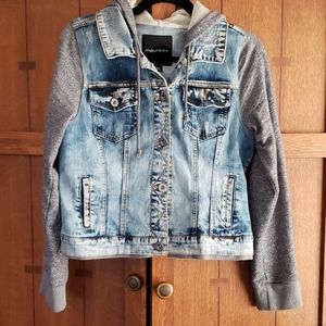 Jean Hoodie Jacket Size M